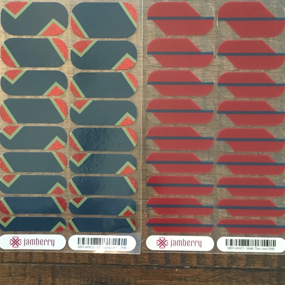 Lot of Jamberry Nail Wraps (4 Full Sheets)